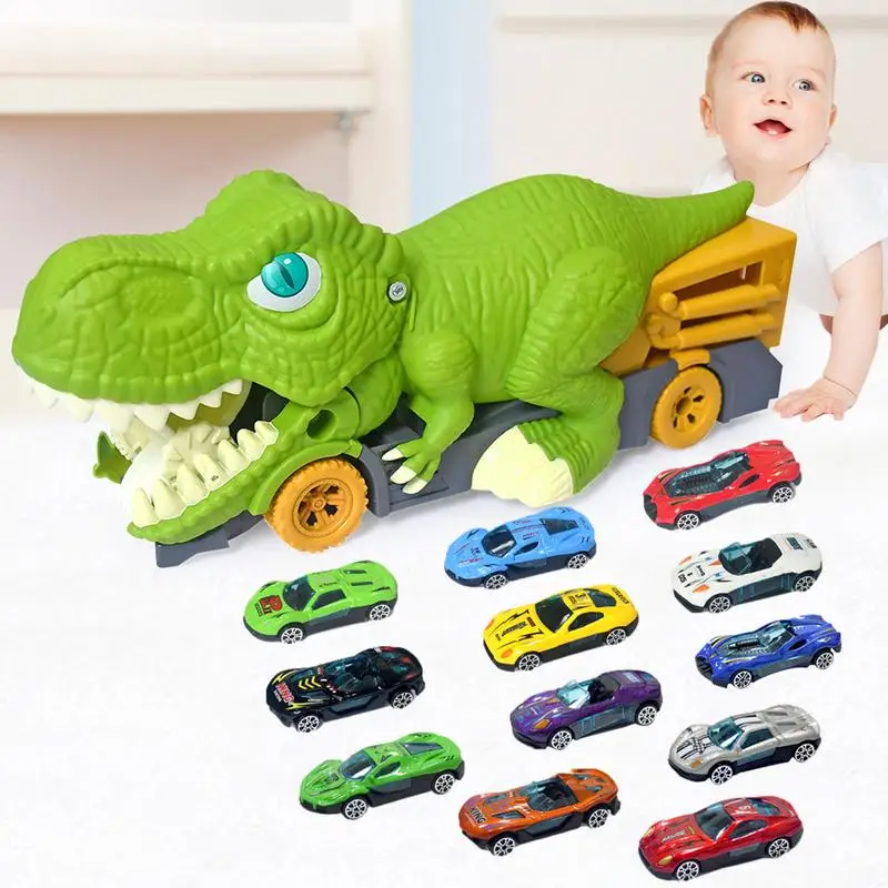 Dinozaurų Sunkvežimių Juokingas Žaislas Dinozauras Automobiliai Vaikams Dinozaurų Automobilių Dinozaurų Suryja Automobilių Tyrannosaurus Rex Dinozaurai Žaislas Automobilis Vaikams Nuotrauka 3