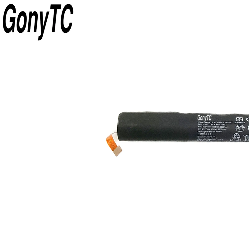 GONYTC L13D3E31 L13C3E31 Planšetinio kompiuterio Baterija LENOVO JOGOS 10