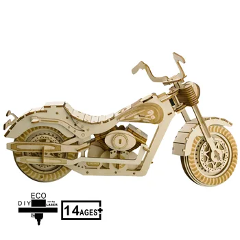Motociklo 3D trimatis puzzle dėlionė 
