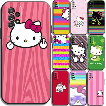 Mielas Hello Kitty Telefono Dėklai Xiaomi Redmi 9AT 9 9T 9A 9C Redmi Pastaba 9 9 Pro 9S 9 Pro 5G Galinį Dangtelį Carcasa