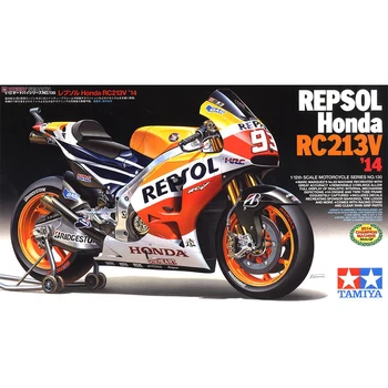 Tamiya 14130 1/12 Repsol RC213V'14 Masto Surinkimo Motociklo Modelio Kūrimo Rinkiniai