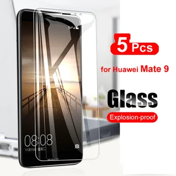 5vnt 9h apsauginis stiklas huawei mate 9 telefono screen protector dėl už huawei mate 9 mate9 sunku grūdintas stiklas guard