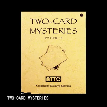 Dvi Card Mystery, Katsuya Masuda Close-Up Kortelės Magijos Triukų, Iliuzijų Magija Kortelės Rekvizitai Gudrybė Įdomus Magas Denio