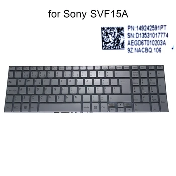 Portugalijos nešiojamojo kompiuterio klaviatūra Sony VAIO SVF15A SVF15A15ST SVF15A1A4E SVF15 PO pakeitimo klaviatūros 149242591PT 9Z.NACBQ.106