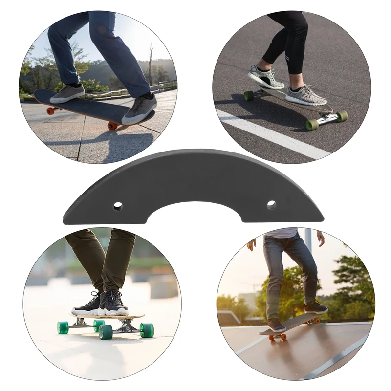 2vnt Riedlentė Žymiklį Skateboard Deck Apsaugai Galvos Raštas Universalus Valdybos Longboard Apsaugos Valdyba Nuotrauka 2