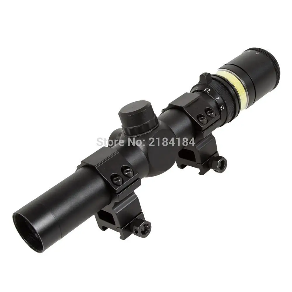 2018 NAUJA 1.5-6x24 Riflescope Žalia Optinio Pluošto Medžioklės Nemokamas Pristatymas Nuotrauka 1