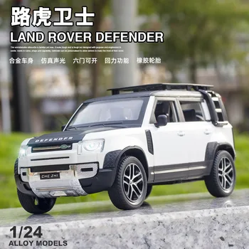 1/24 Mastelis Land Rover Defender Diecast Lydinio Traukti Atgal, Automobilių Kolekcionavimas Žaislas Dovanos Vaikams