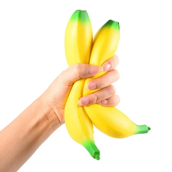 Bananų Plonas Super Lėtai Auga Jumbo Modeliavimas Mielas Vaisių Telefono Dirželiai, Minkštas Kremas Kvepianti Duona, Pyragas Vaikas Žaislą Dovanų 19*4CM